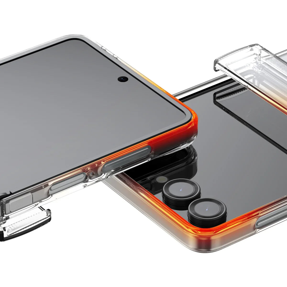 Samsung Z Flip7 Araree Nukin 360 Case - Clear Samsung Z Flip7 Araree Nukin 360 Case - Clear